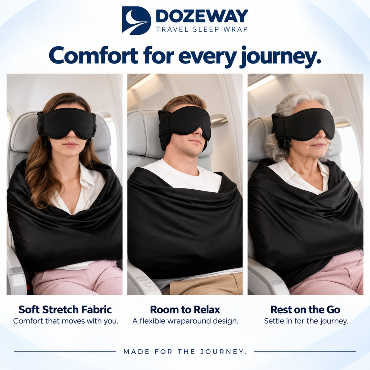 DOZEWAY™ First Class 3-in-1 Travel Sleep Set